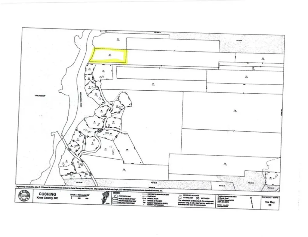 Map 20 Lot 15 Road Cushing ME 04563