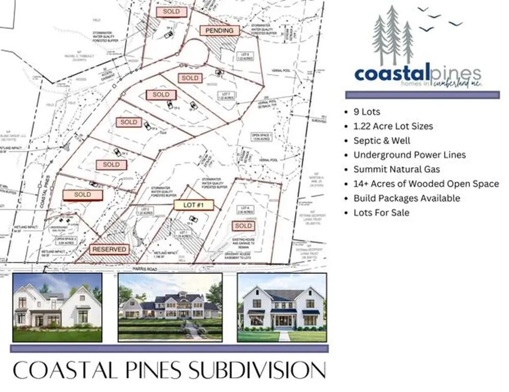 7 Coastal Pines (Lot 3) Cumberland ME 04021