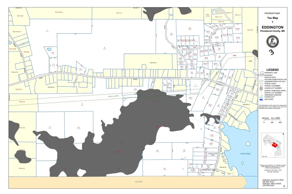 MAP7 Lot14 Chestnut Lane Eddington ME 04428