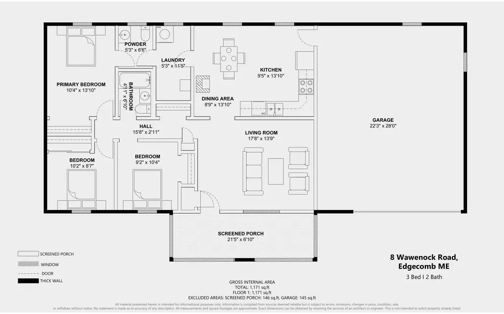 8 Wawenock Road Edgecomb ME 04556