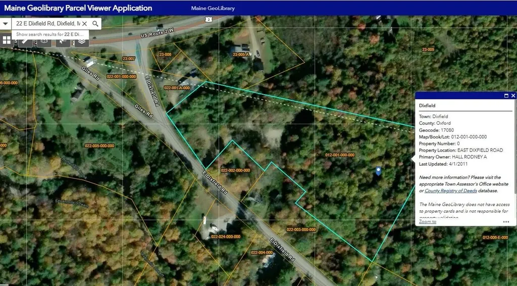 22 E Dixfield Road Dixfield ME 04224