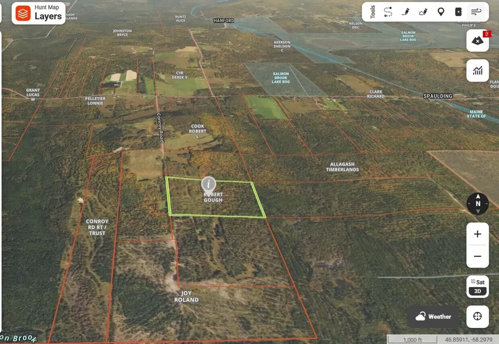 MAP4LOT4B Off Conroy Road Perham ME 04766
