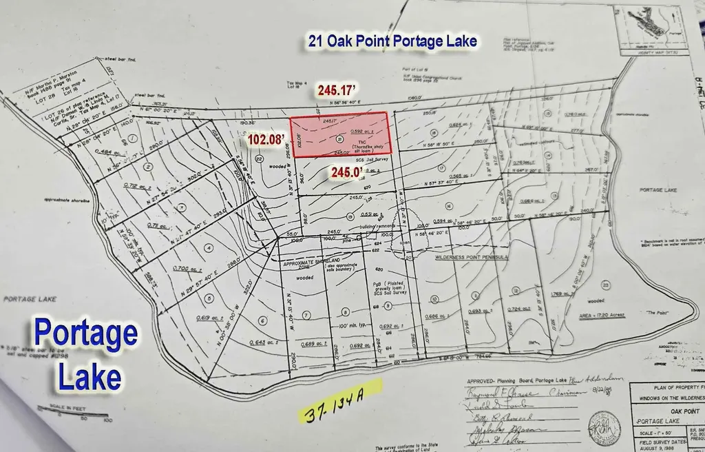 Lot 21 Oak Point Portage Lake ME 04768