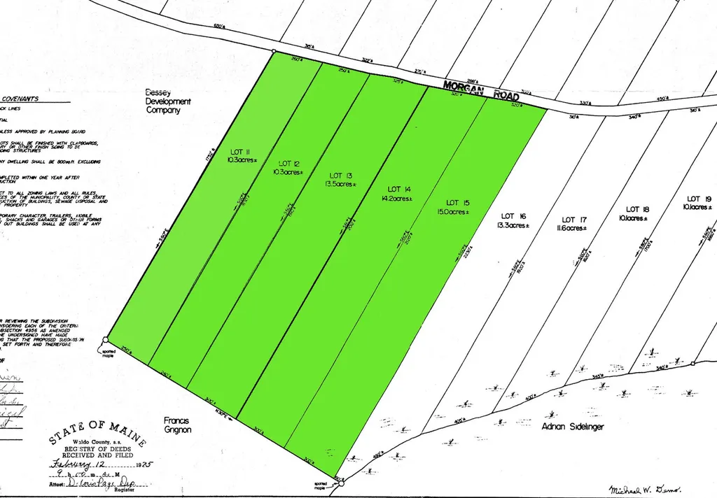 Lots 11-15 Morgan Road Burnham ME 04922