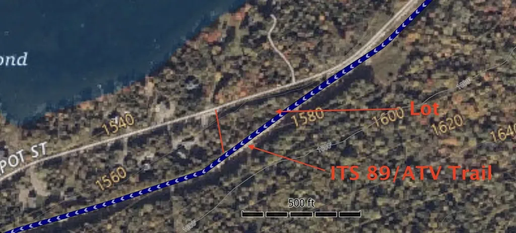 Map 2 Lot Depot Street Dallas Plt ME 04970