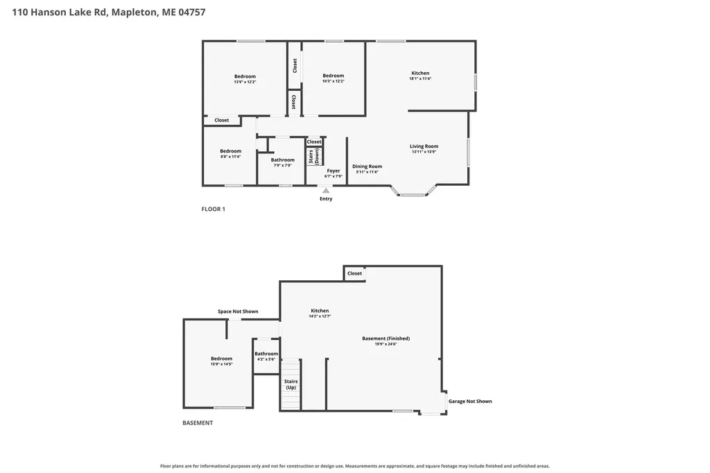 110 Hanson Lake Road Mapleton ME 04757