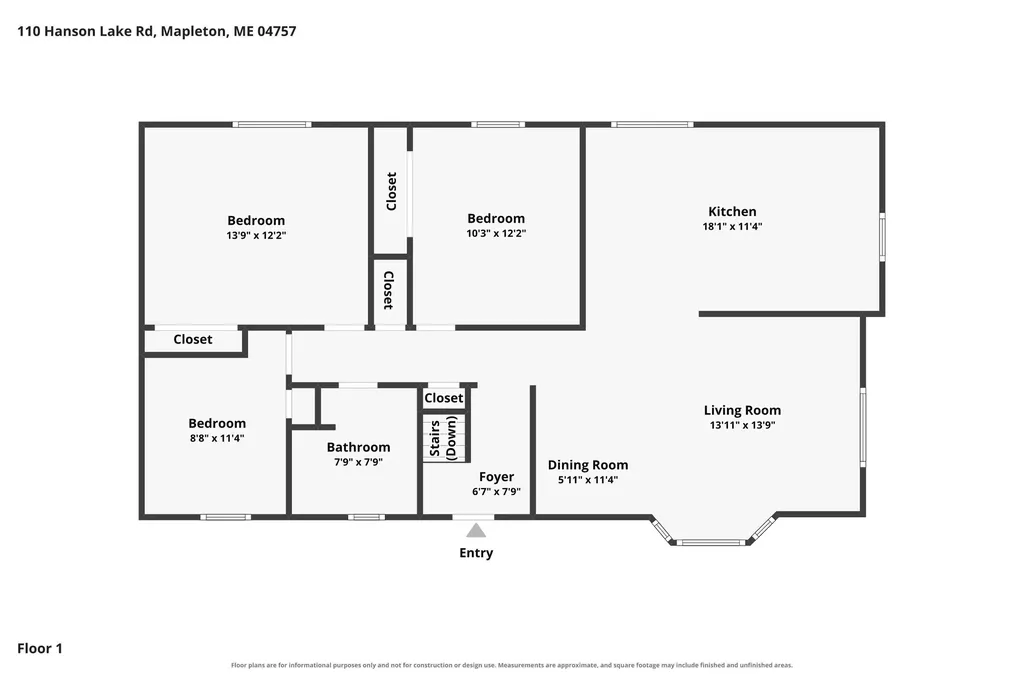 110 Hanson Lake Road Mapleton ME 04757