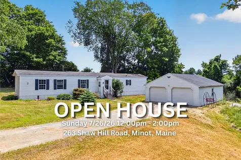 263 Shaw Hill Road Minot ME 04258