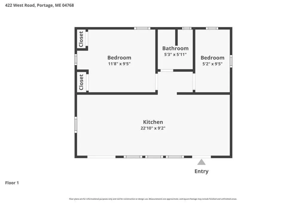 422 West Road Portage Lake ME 04768