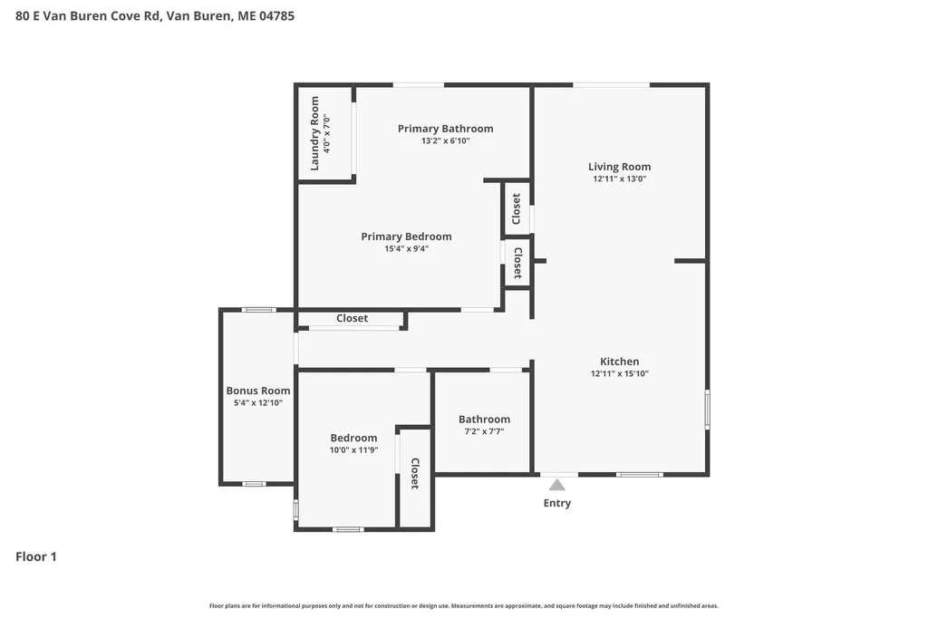 80 E Van Buren Cove Road Van Buren ME 04785