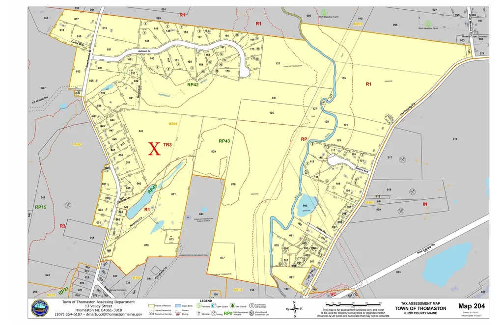 Map 204 Lot 41 Beechwood Street Thomaston ME 04861