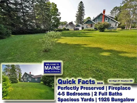 63 High Street Houlton ME 04730