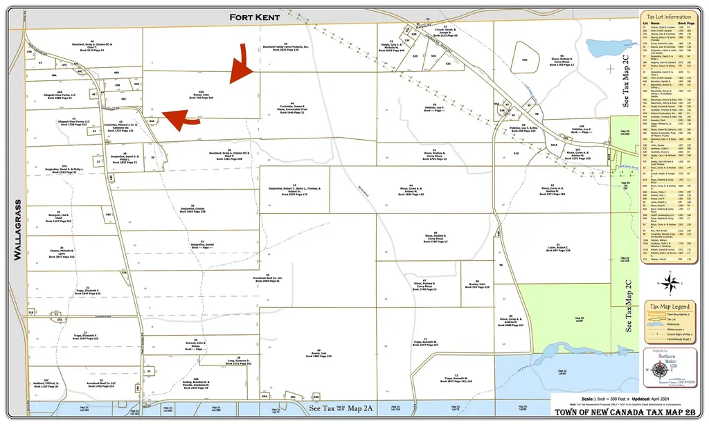 MAP2B Lot 45a Off Coulombe Road New Canada ME 04743