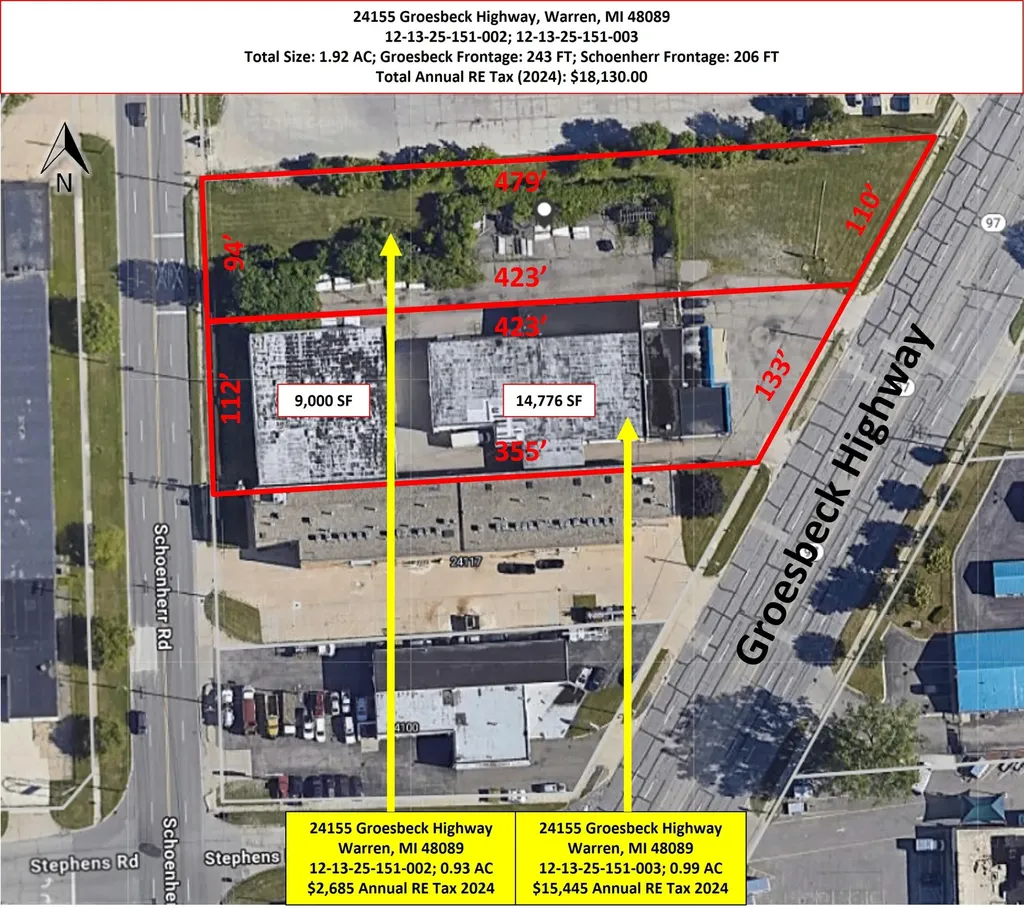 24155 Groesbeck Highway Warren City MI 48089