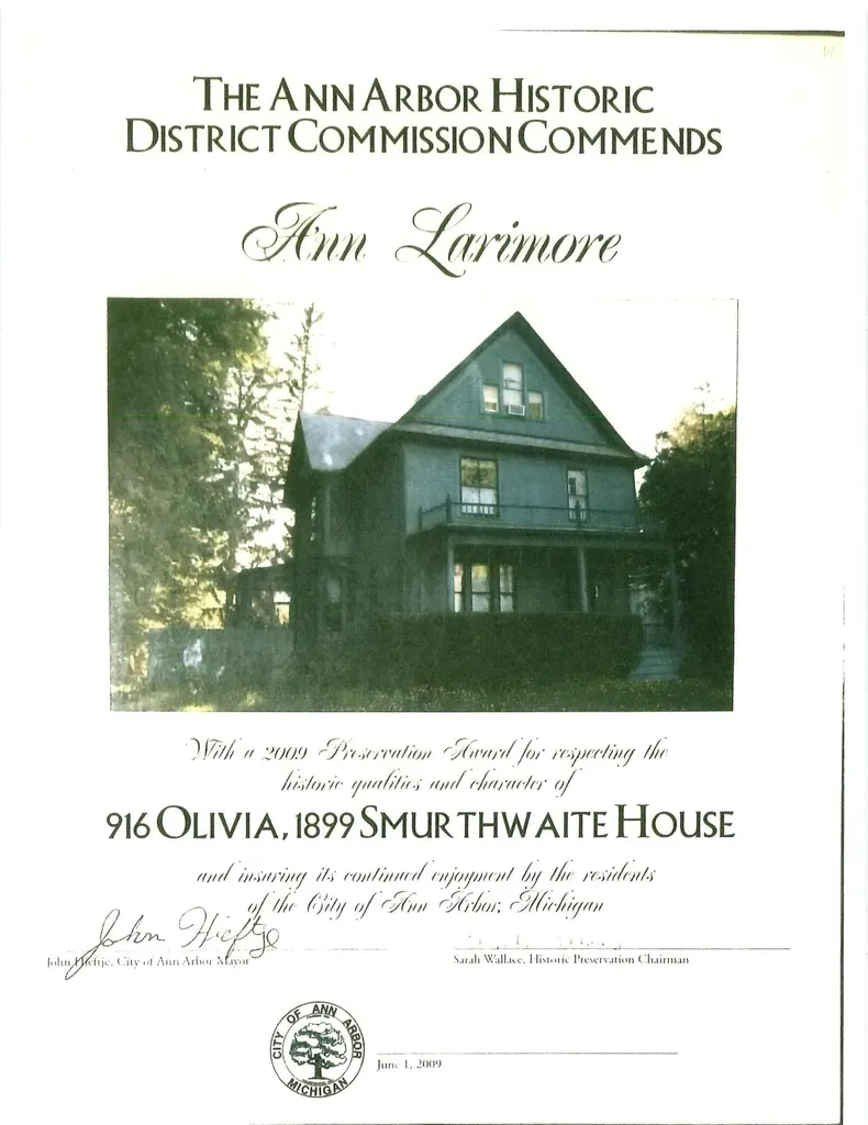916 Olivia Avenue Ann Arbor City MI 48104
