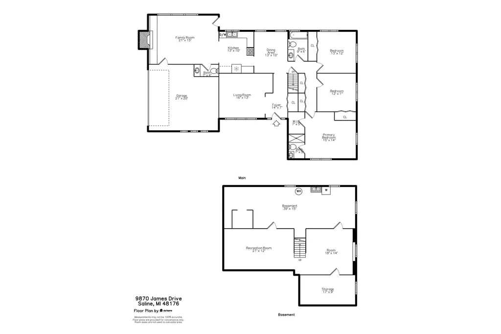 9870 James Drive Saline Township MI 48176
