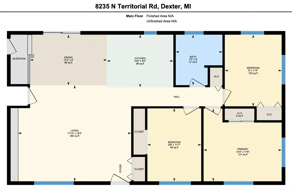 8235 N Territorial Road Webster Township MI 48130