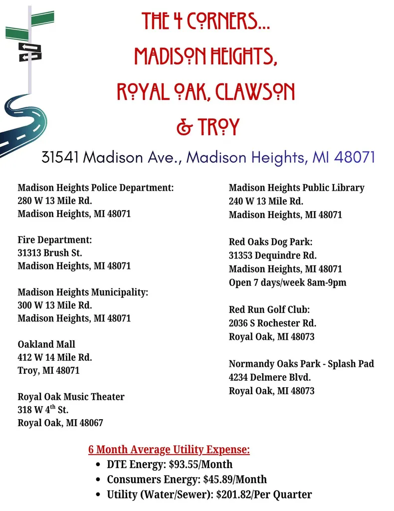 31541 Madison Avenue Madison Heights City MI 48071