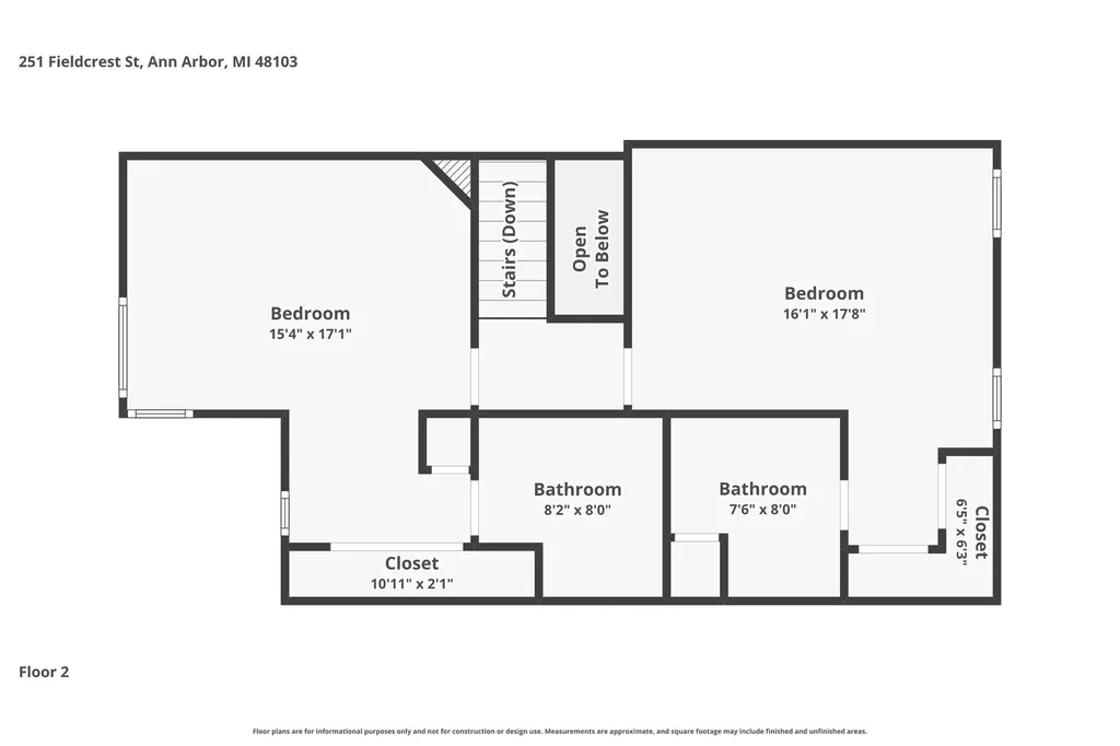 251 Fieldcrest Street Ann Arbor City MI 48103