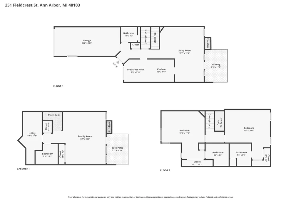 251 Fieldcrest Street Ann Arbor City MI 48103