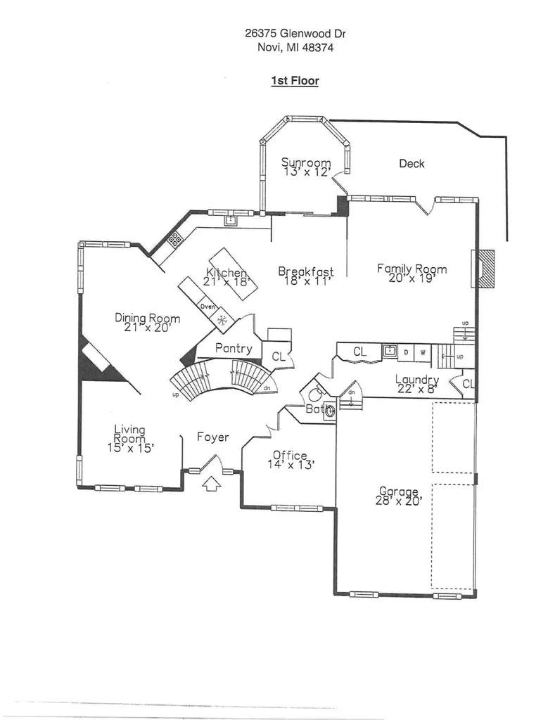 26375 Glenwood Drive Novi City MI 48374