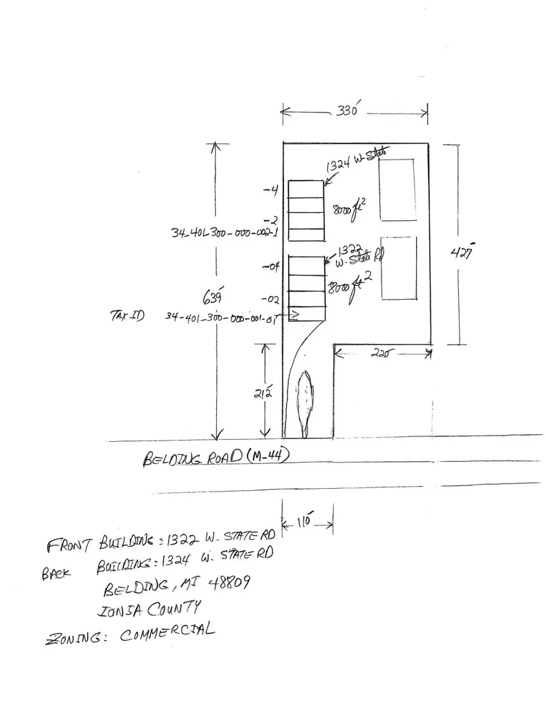 1322 W State Street Belding City MI 48809