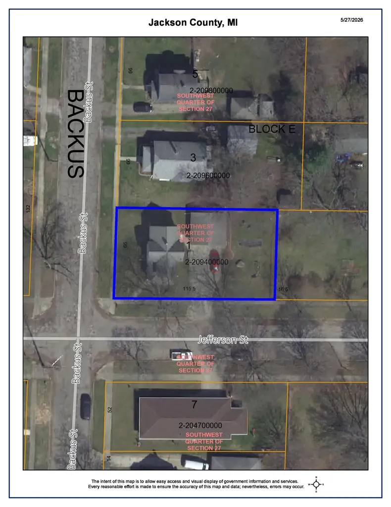 514 Jefferson Street Jackson City MI 49202