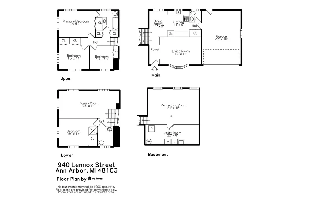 940 Lennox Street Ann Arbor City MI 48103