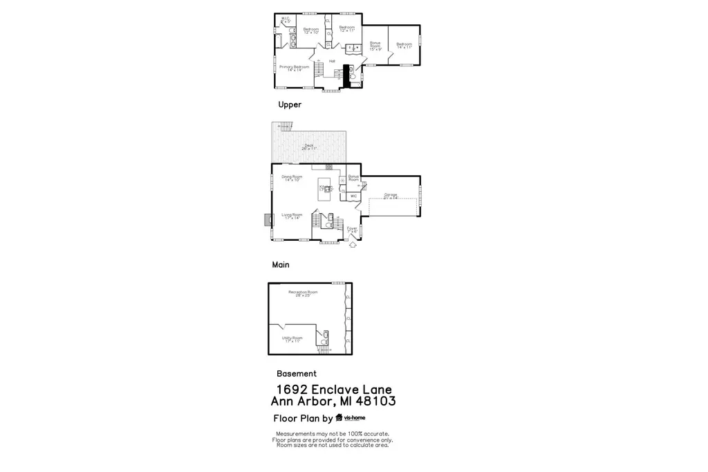 1692 Enclave Lane Ann Arbor City MI 48103
