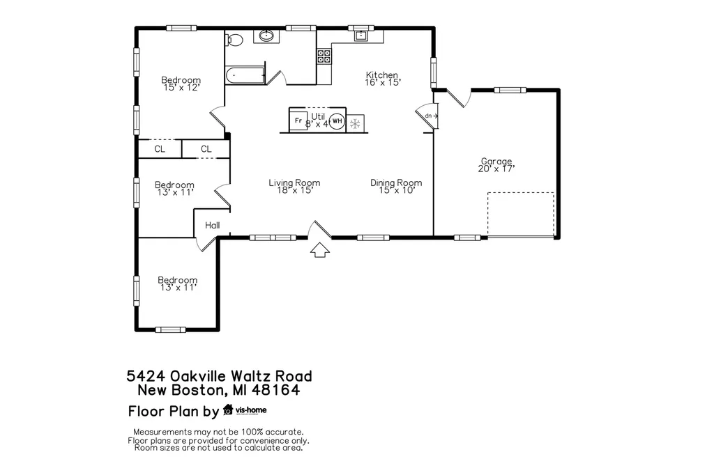 5424 Oakville Waltz Road Sumpter Township MI 48164