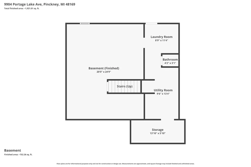 9904 Portage Lake Avenue Dexter Township MI 48169