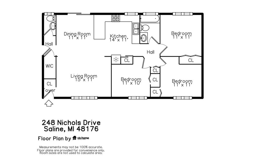 248 Nichols Drive Saline City MI 48176