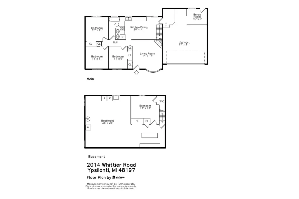 2014 Whittier Road Ypsilanti City MI 48197