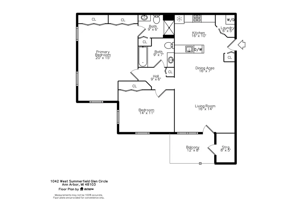 1042 W Summerfield Glen Circle Scio Township MI 48103