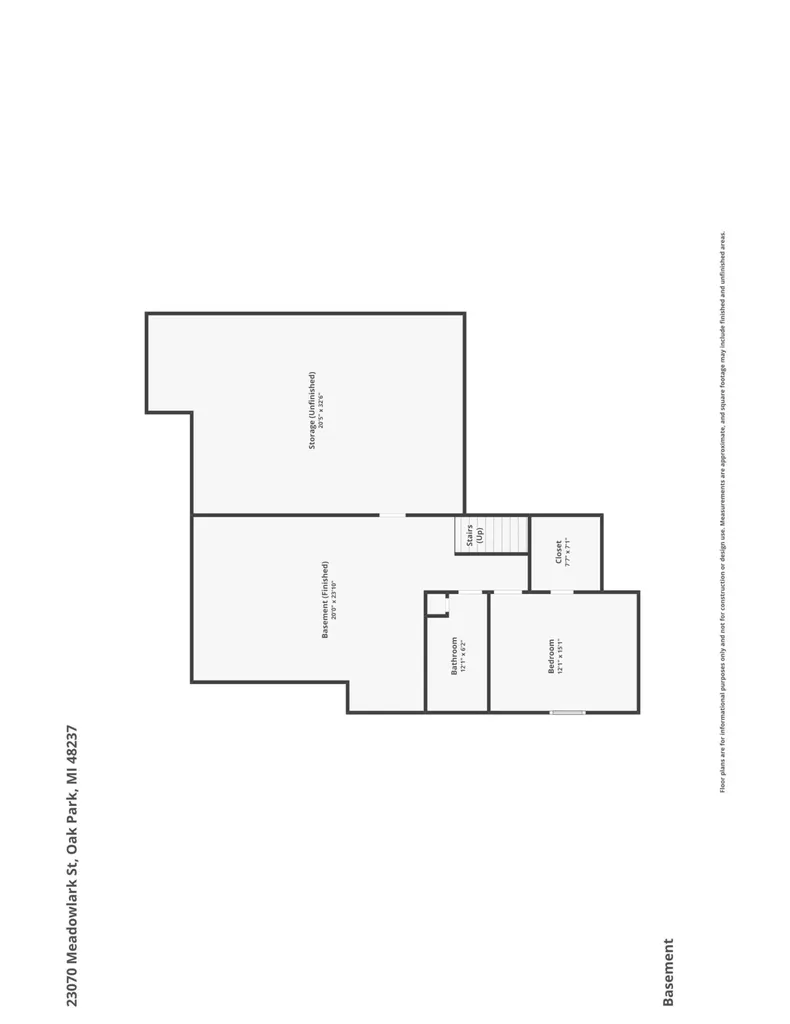 23070 Meadowlark Street Oak Park City MI 48237