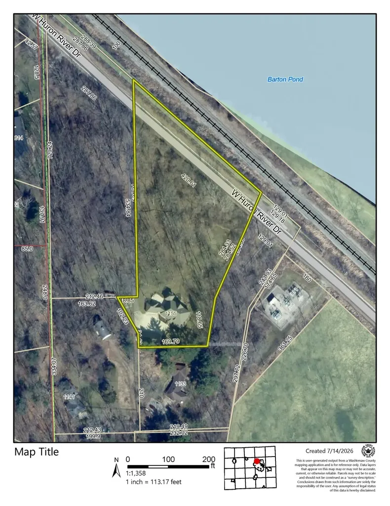 1155 W Huron River Drive Ann Arbor Charter Township MI 48103