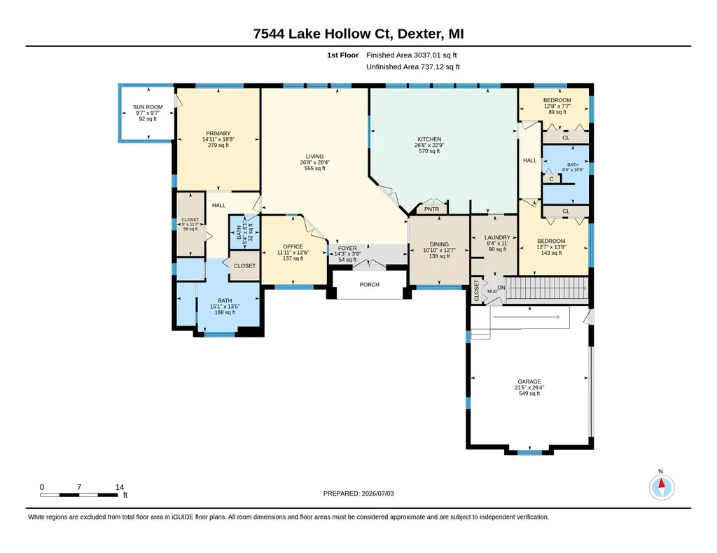 7544 Lake Hollow Court Webster Township MI 48130