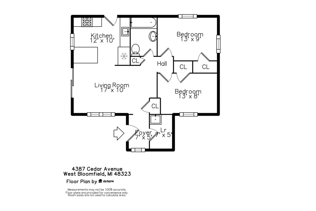 4387 Cedar Avenue West Bloomfield Charter Township MI 48323