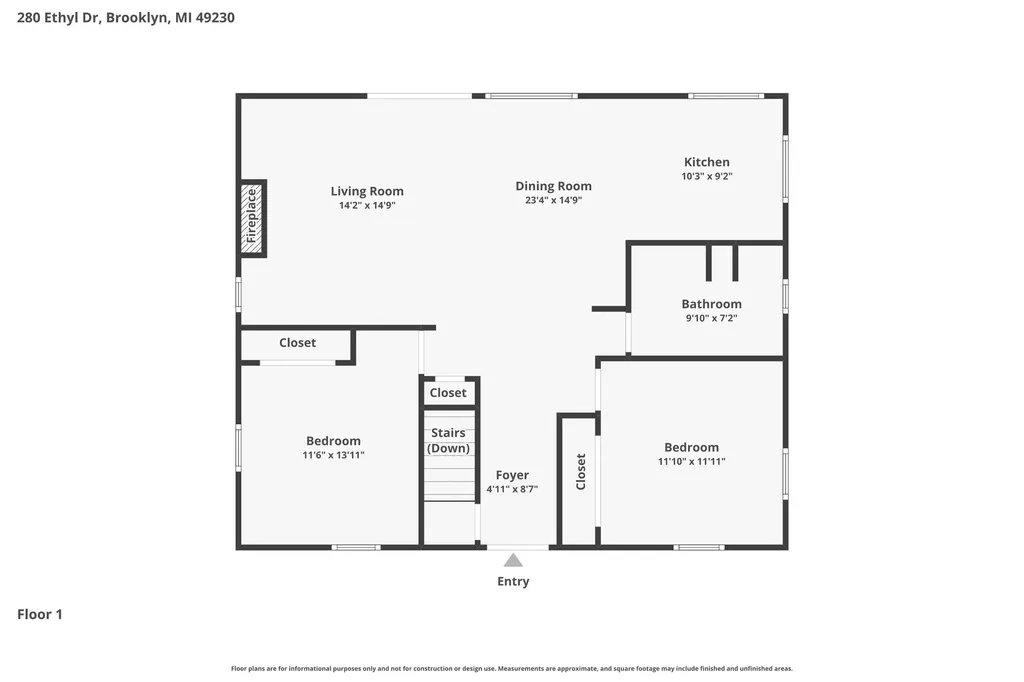 280 Ethyl Drive Cambridge Township MI 49230
