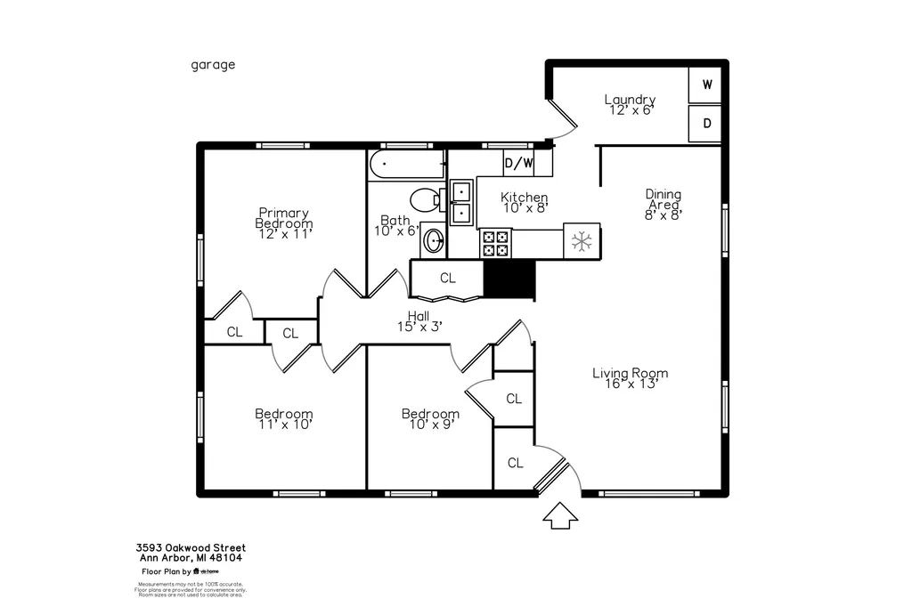 3593 Oakwood Street Ann Arbor City MI 48104