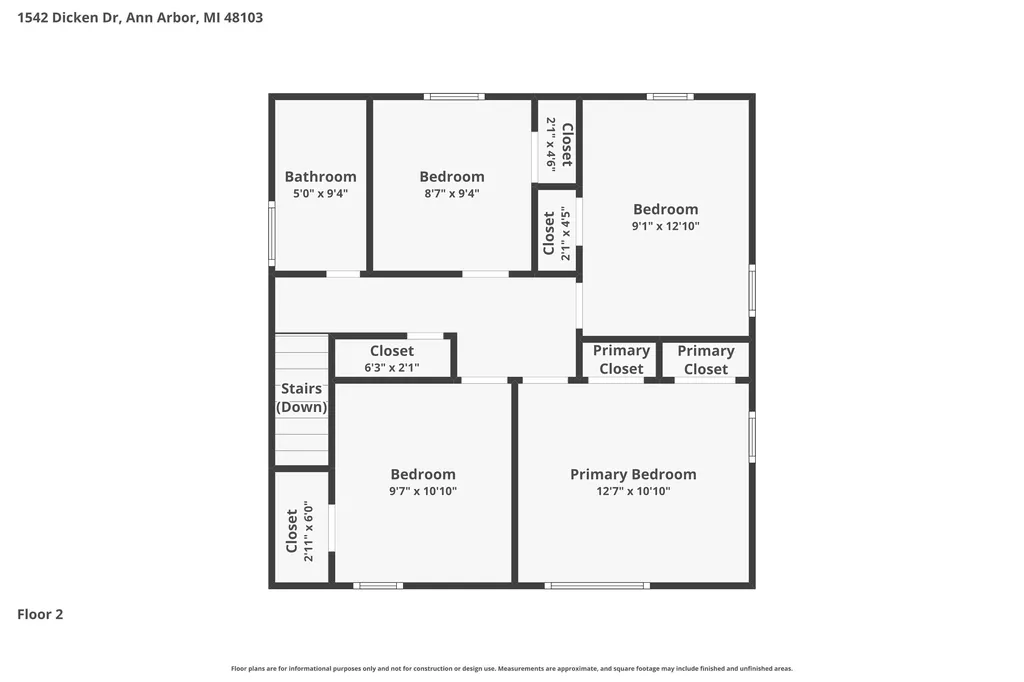 1542 Dicken Drive Ann Arbor City MI 48103