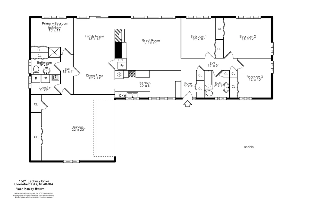 1521 Ledbury Drive Bloomfield Charter Township MI 48304