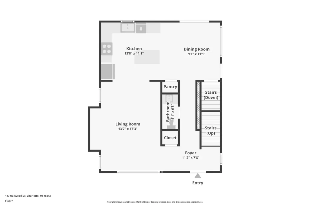 447 Oakwood Drive Charlotte City MI 48813