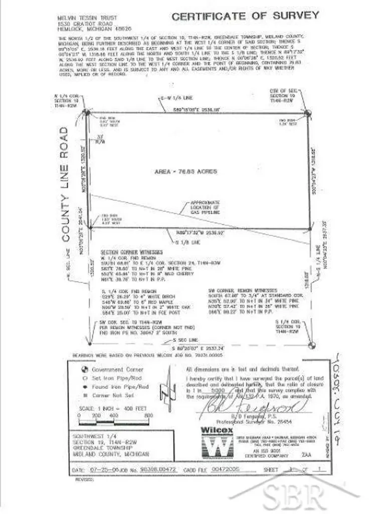 S County Line Road Greendale Township MI 48883