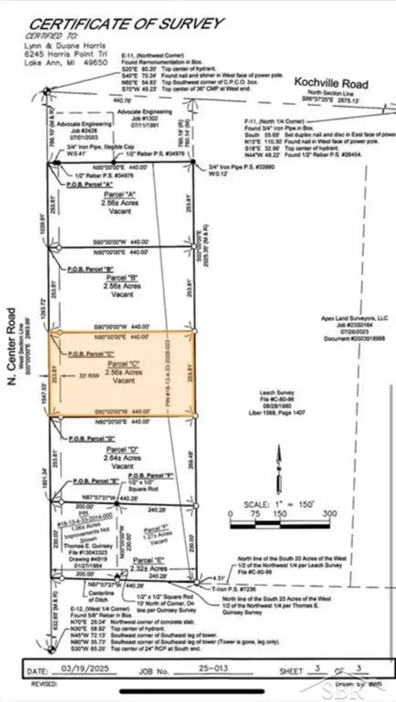 Parcel C 2.56 Acres N Center Road Kochville Township MI 48604