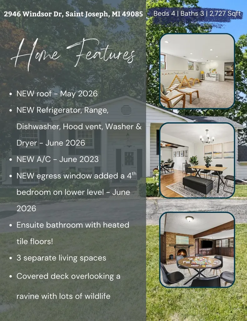 2946 Windsor Drive St. Joseph Charter Township MI 49085