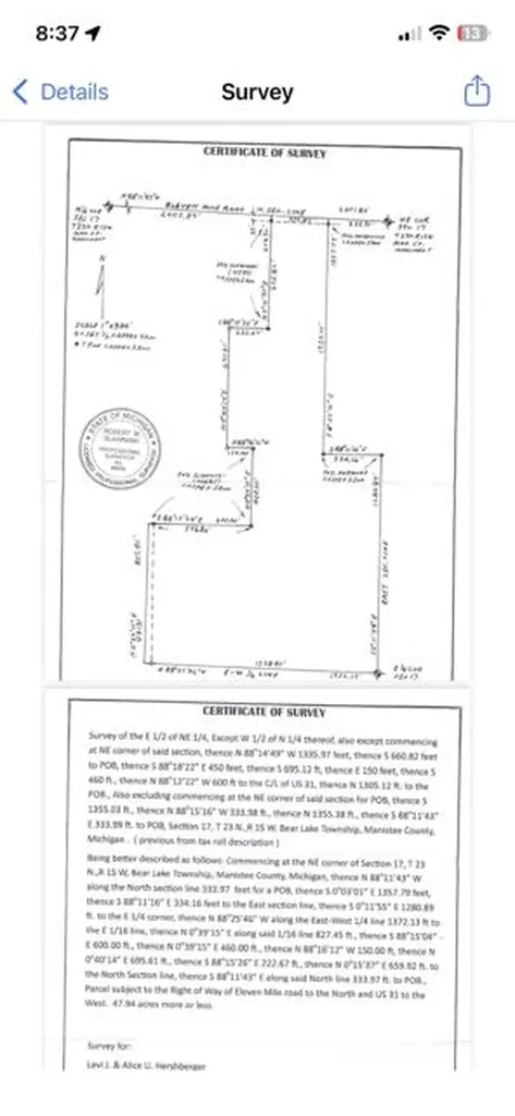 7909 11 Mile Road Bear Lake Township MI 49614