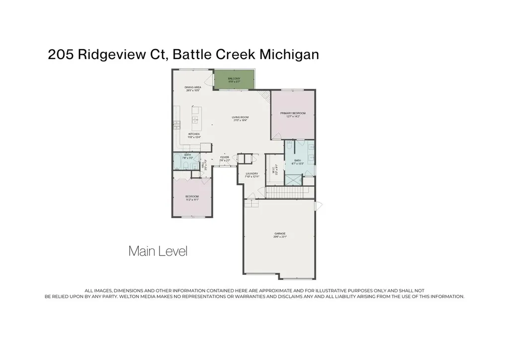 205 Ridgeview Drive Battle Creek City MI 49015
