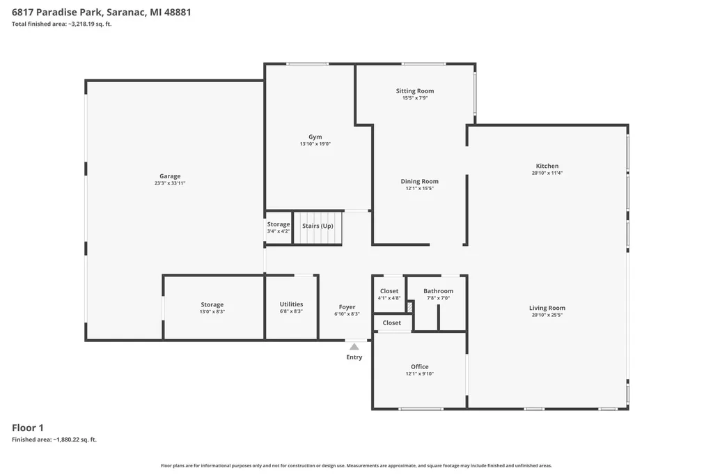 6817 Paradise Park Boston Township MI 48881