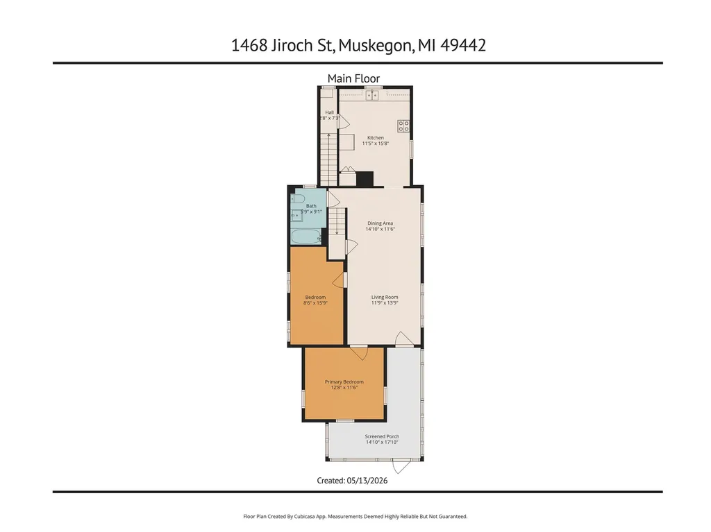 1468 Jiroch Street Muskegon City MI 49442